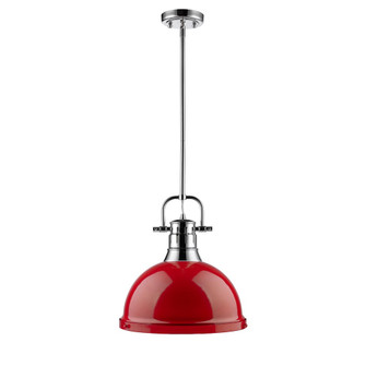 Duncan One Light Pendant in Chrome (62|3604-L CH-RD)