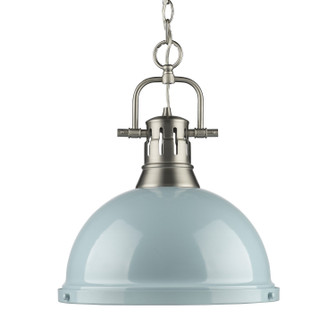 Duncan One Light Pendant in Pewter (62|3602-L PW-SF)