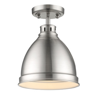 Duncan One Light Flush Mount in Pewter (62|3602-FM PW-PW)