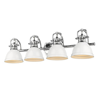 Duncan Four Light Bath Vanity in Chrome (62|3602-BA4 CH-WH)