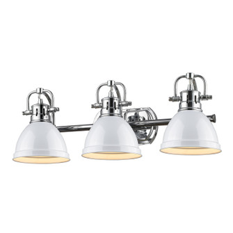 Duncan BCB Three Light Bath Vanity in Chrome (62|3602-BA3 CH-WH)