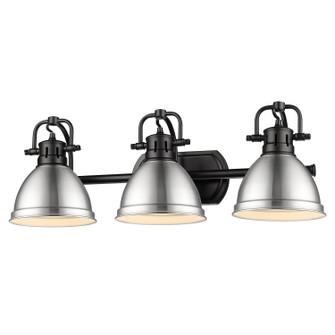 Duncan BCB Three Light Bath Vanity in Matte Black (62|3602-BA3 BLK-PW)