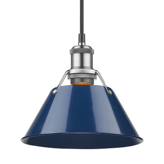 Orwell One Light Mini Pendant in Pewter (62|3306-S PW-NVY)