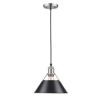Orwell PW One Light Pendant in Pewter (62|3306-M PW-BLK)