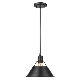 Orwell One Light Pendant in Matte Black (62|3306-M BLK-BLK)