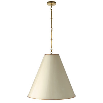 Goodman Two Light Pendant in Hand-Rubbed Antique Brass (268|TOB 5014HAB-AW)