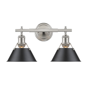 Orwell Two Light Bath Vanity in Pewter (62|3306-BA2 PW-BLK)