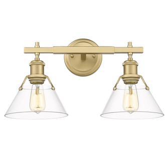 Orwell Two Light Bath Vanity in Brushed Champagne Bronze (62|3306-BA2 BCB-CLR)