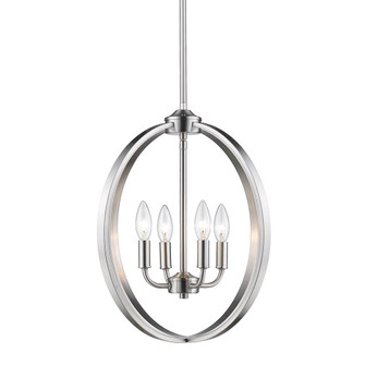 Colson PW Four Light Chandelier in Pewter (62|3167-4P PW)