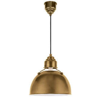 Eugene One Light Pendant in Hand-Rubbed Antique Brass (268|TOB 5012HAB) Eugene One Light Pendant in Hand-Rubbed Antique Brass (268|TOB 5012HAB)