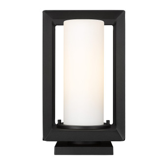 Smyth One Light Outdoor Pier Mount in Natural Black (62|2073-OPR NB-OP)