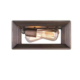 Smyth Two Light Flush Mount in Gunmetal Bronze (62|2073-FM GMT)