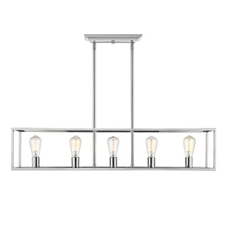 Wesson Five Light Linear Pendant in Chrome (62|2072-LP CH)