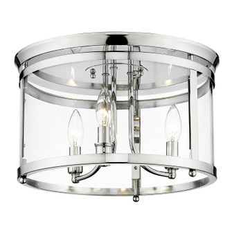 Payton CH Three Light Flush Mount in Chrome (62|1157-FM CH)