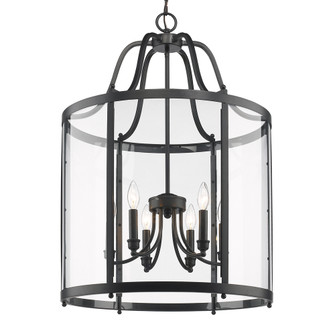 Payton BLK Six Light Pendant in Matte Black (62|1157-6P BLK)