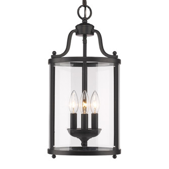 Payton Three Light Pendant in Matte Black (62|1157-3P BLK)