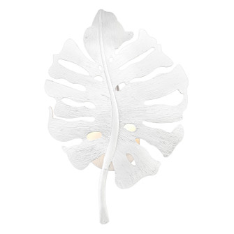Aruba One Light Wall Sconce in Textured White Plaster (62|1103-1W TWP)
