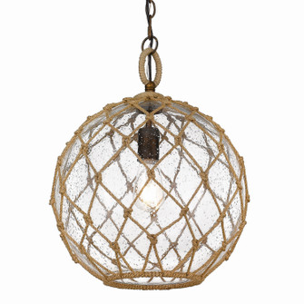 Haddoc One Light Pendant in Burnished Chestnut (62|1092-M BC-SD)