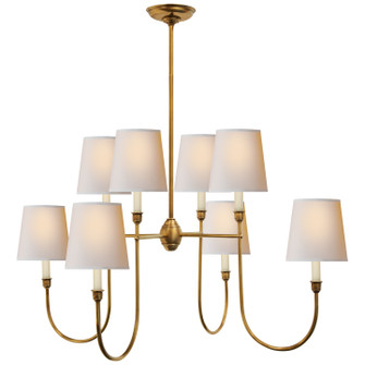 Vendome Eight Light Chandelier in Bronze (268|TOB 5008BZ-L)