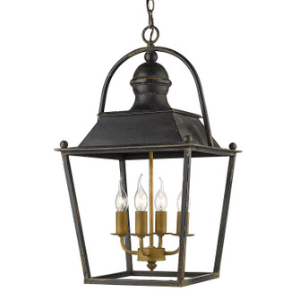 Christoff Four Light Pendant in Antique Black Iron (62|0888-4P ABI)