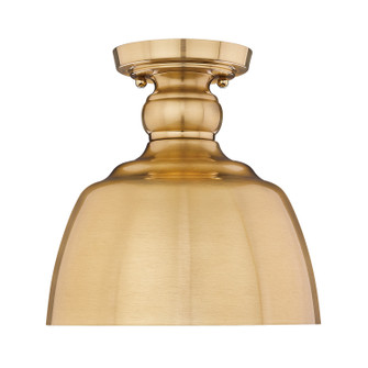 Holmes One Light Flush Mount in Modern Brushed Gold (62|0316-FM MBG)
