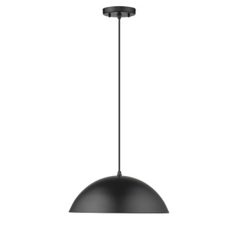 Walker Two Light Pendant in Matte Black (62|0212-L BLK)