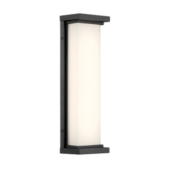 Caption LED Outdoor Wall Mount in Sand Coal Black (42|P5561-066-L)