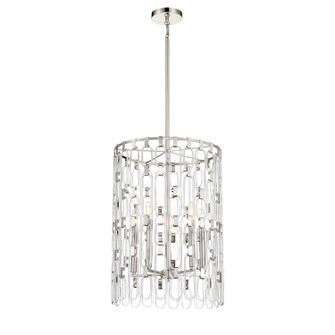 Charming Five Light Pendant in Polished Nickel (42|P5385-613)
