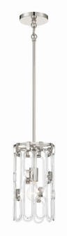 Charming One Light Mini Pendant in Polished Nickel (42|P5381-613)