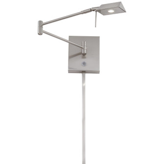 George's Reading Room LED Swing Arm Wall Lamp in Brushed Nickel (42|P4318-084)