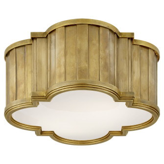 Tilden Two Light Flush Mount in Hand-Rubbed Antique Brass (268|TOB 4130HAB-WG)