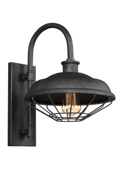 Lennex One Light Outdoor Wall Lantern in Slate Grey Metal (1|WB1828SGM)