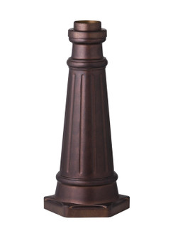 Outdoor Post Base Post Mount Base in Patina Bronze (1|POSTBASE-PTBZ)