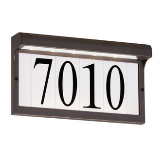 LED Address Light LED Address Light in Antique Bronze (1|96091S-71)