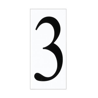 Address Light Address Number Tile in White Plastic (1|90613-68)