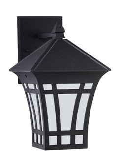 Herrington One Light Outdoor Wall Lantern in Black (1|89132EN3-12)