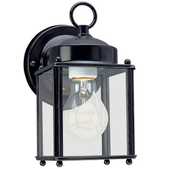 New Castle One Light Outdoor Wall Lantern in Black (1|8592-12)
