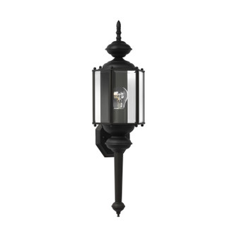 Classico One Light Outdoor Wall Lantern in Black (1|8510-12)