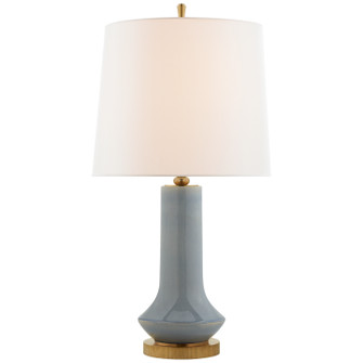 Luisa Two Light Table Lamp in Polar Blue Crackle (268|TOB 3657PBC-L)