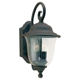 Trafalgar Two Light Outdoor Wall Lantern in Oxidized Bronze (1|8459-46)