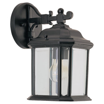 Kent One Light Outdoor Wall Lantern in Black (1|84029-12)