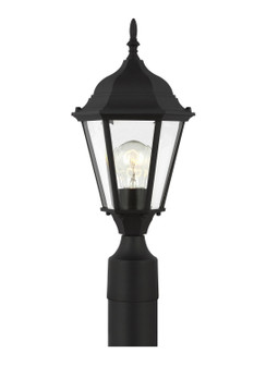 Bakersville One Light Outdoor Post Lantern in Black (1|82938-12)