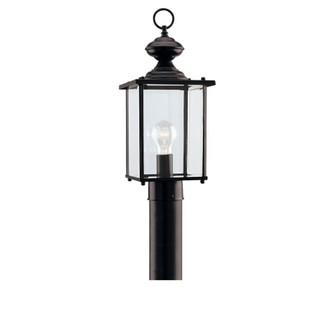 Jamestowne One Light Outdoor Post Lantern in Black (1|8257-12)