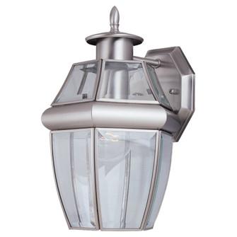 Lancaster One Light Outdoor Wall Lantern in Antique Brushed Nickel (1|8038-965)