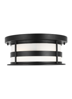 Wilburn Two Light Outdoor Flush Mount in Black (1|7890902EN3-12)