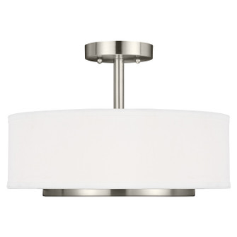 Nance Two Light Semi-Flush Convertible Pendant in Brushed Nickel (1|7728002EN3-962)