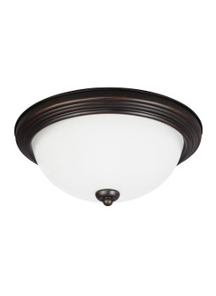 Geary Two Light Flush Mount in Bronze (1|77264EN3-710)