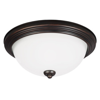 Geary One Light Flush Mount in Bronze (1|77263EN3-710)
