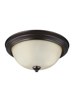 Geary Two Light Flush Mount in Bronze (1|77064EN3-710)