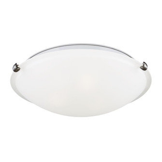Clip Ceiling Flush Mount Three Light Flush Mount in Brushed Nickel (1|7543503-962)